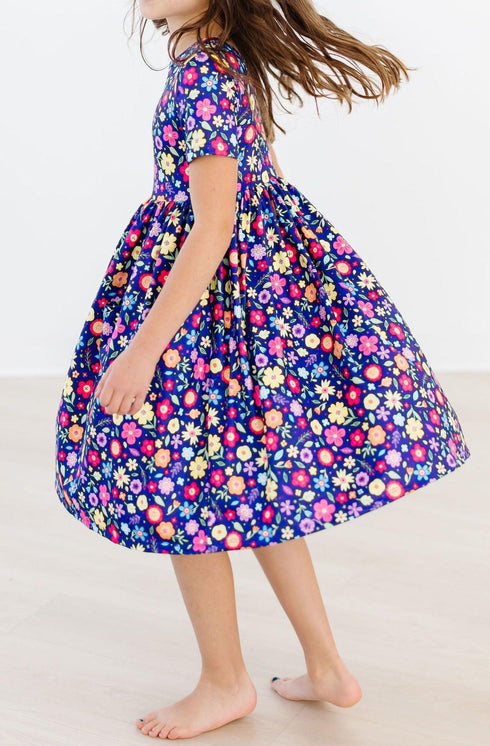 pick-a-posy-s-s-pocket-twirl-dress Mila &  Rose - Sophia's Style-Pick a Posy S/S Pocket Twirl Dress-6-12M--1